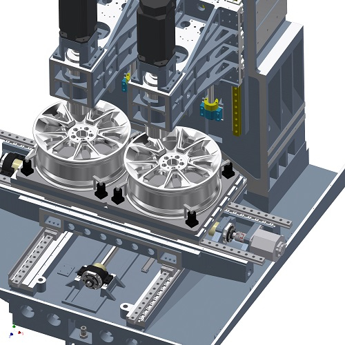 雙休心T輪轂專用機的加工效果如何？